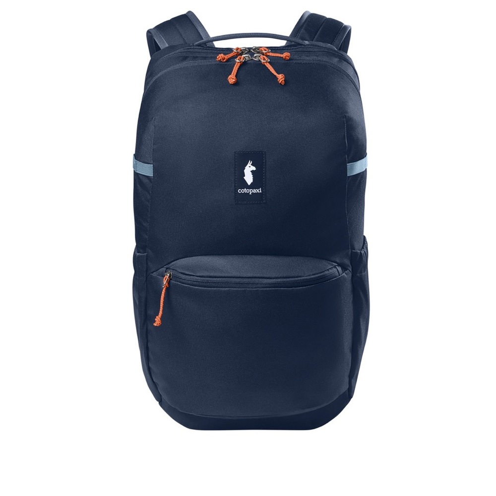 Cotopaxi Navy Backpack with Orange Accents